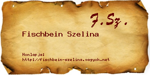 Fischbein Szelina névjegykártya